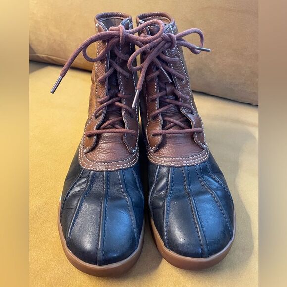 Ralph Lauren Declan leather duck boots 7D - Picture 4 of 7
